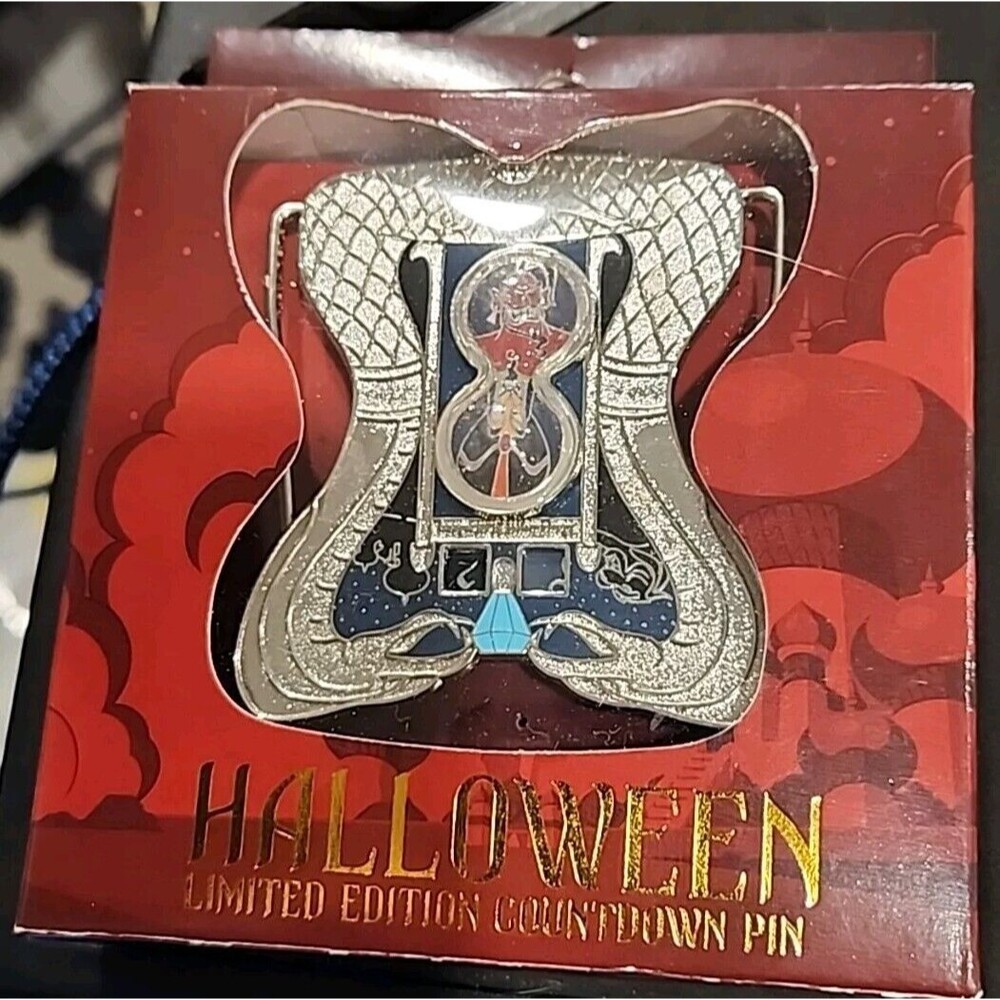 Disney Pin‎ Jafar Aladdin Countdown to Halloween Mini Jumbo LE 2500 148613